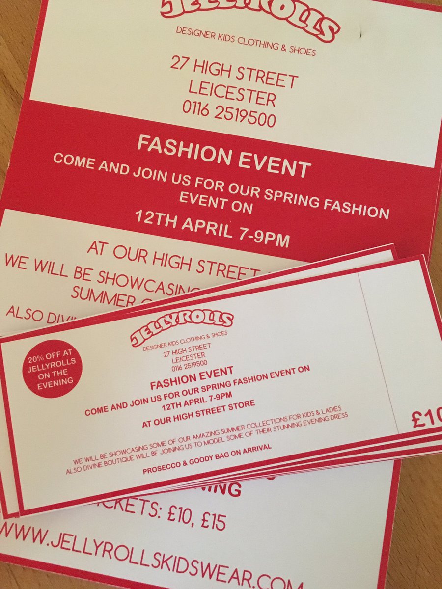 ahappykaren's tweet photo. Fashion show #Leicester April 12th @jellyrollskids @Divine_LW https://t.co/TbbgPqzCDV