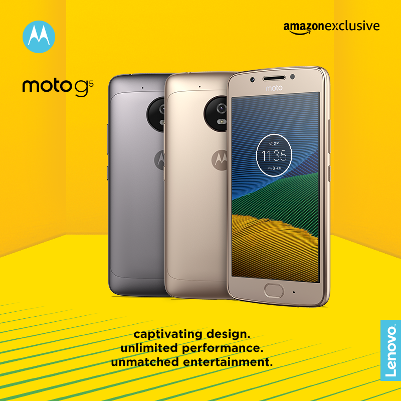 Moto G5 on Amazon