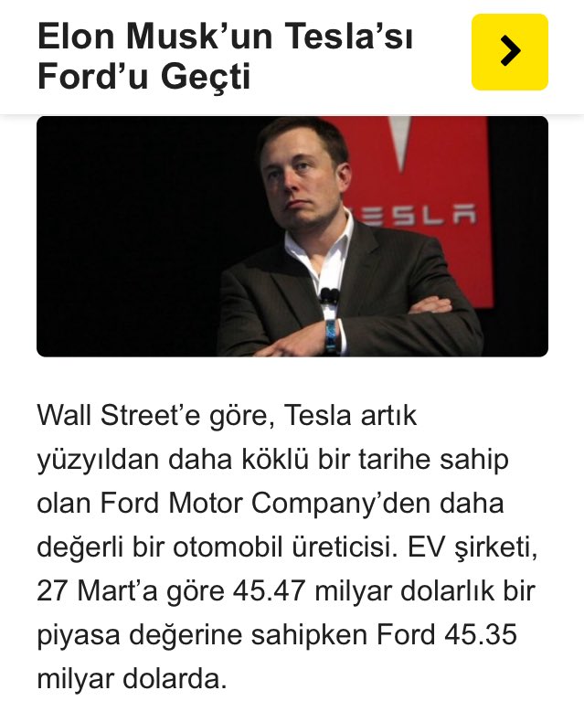 🛠 İnovasyonun gücü !
Tesla'nın piyasa değeri Fordu geçti 🚀

sosyalmania.com/elon-muskun-te… via @sosyalmaniacom