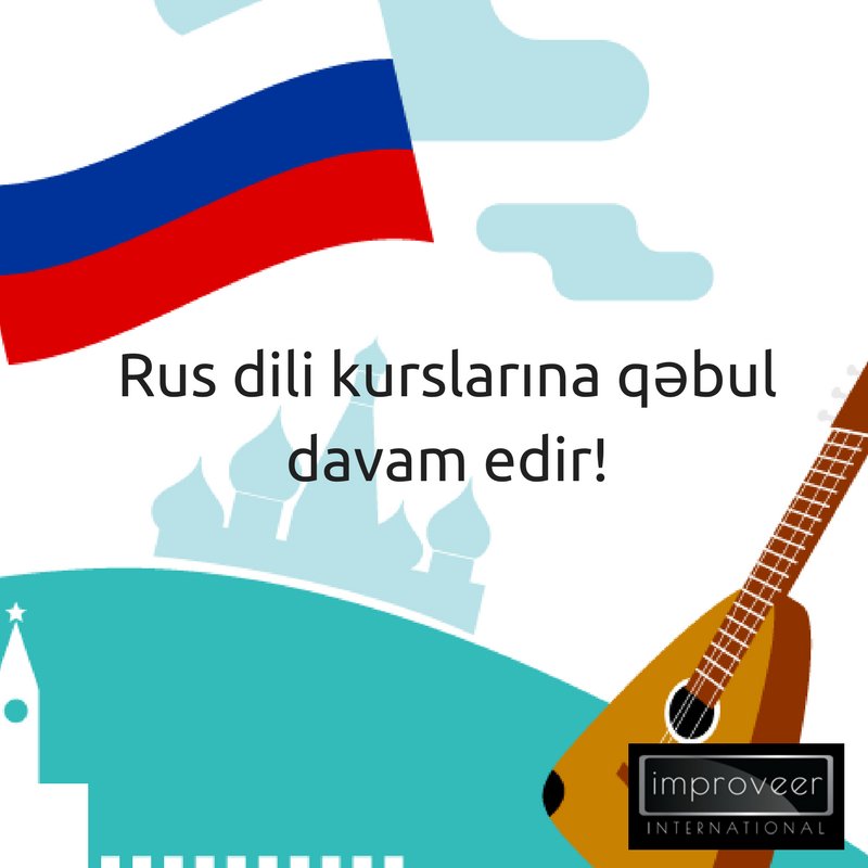 improveer's tweet photo. Rus dili kurslarına qəbul davam edir! Dərslərin keyfiyyətinə zəmanət verilir!
#rusdili #russianlanguage #rusdilikurslari #dilkurslari #baku https://t.co/tDmGeOWONX