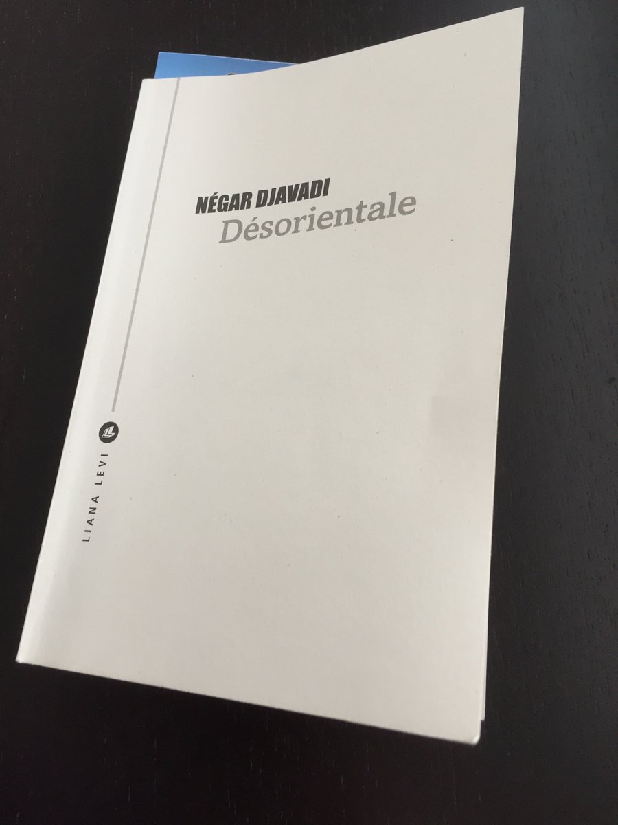 MarieTCR's tweet photo. Mon #Mardiconseil: “Désorientale” de Négar Djavadi : https://t.co/WiwfEot6iH https://t.co/mIzoaoT5A5