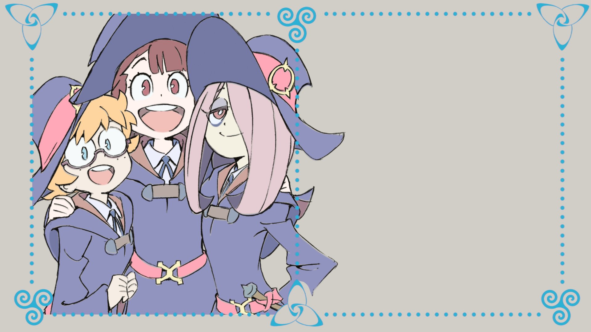リトルウィッチアカデミア 続いての第13話ed 魔法祭後の特別追加カットは 見事バハロワの呪いを解いてみせたアッコ ロッテ スーシィ そして月光の魔女の称号を得たダイアナとハンナ バーバラ 4 9からの第2クール目も宜しくお願い致します