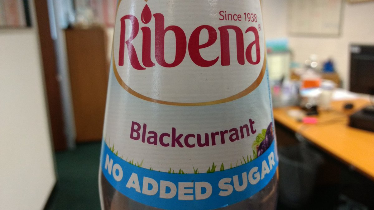 Siographyy's tweet photo. Switched to #noaddedsugar better #blackcurrent notes and #tanges #Healthier #winwin #VitC @RibenaUK #Siography https://t.co/vGWlMd9jVS