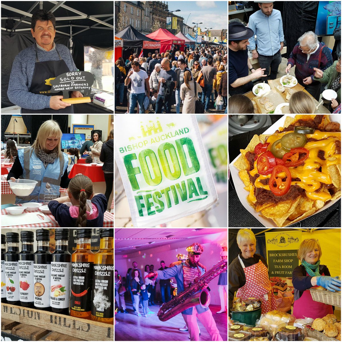 DurhamCouncil's tweet photo. Record sales for local traders as visitors enjoy amazing food & drink at @BishFoodFest #BAFF17 - https://t.co/8lBhKSgNAC https://t.co/SnLZHWSEwo