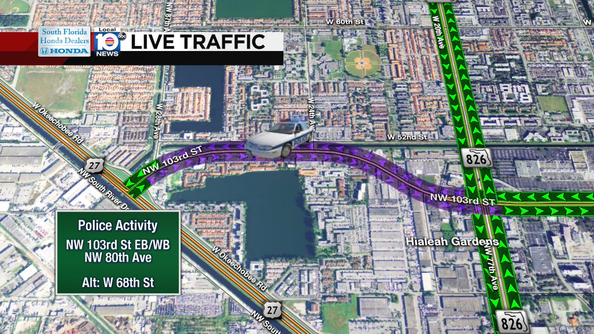 Police Activity on NW 103rd St EB/WB at NW 80th Ave #traffic https://t.co/hL2TlbG2uY