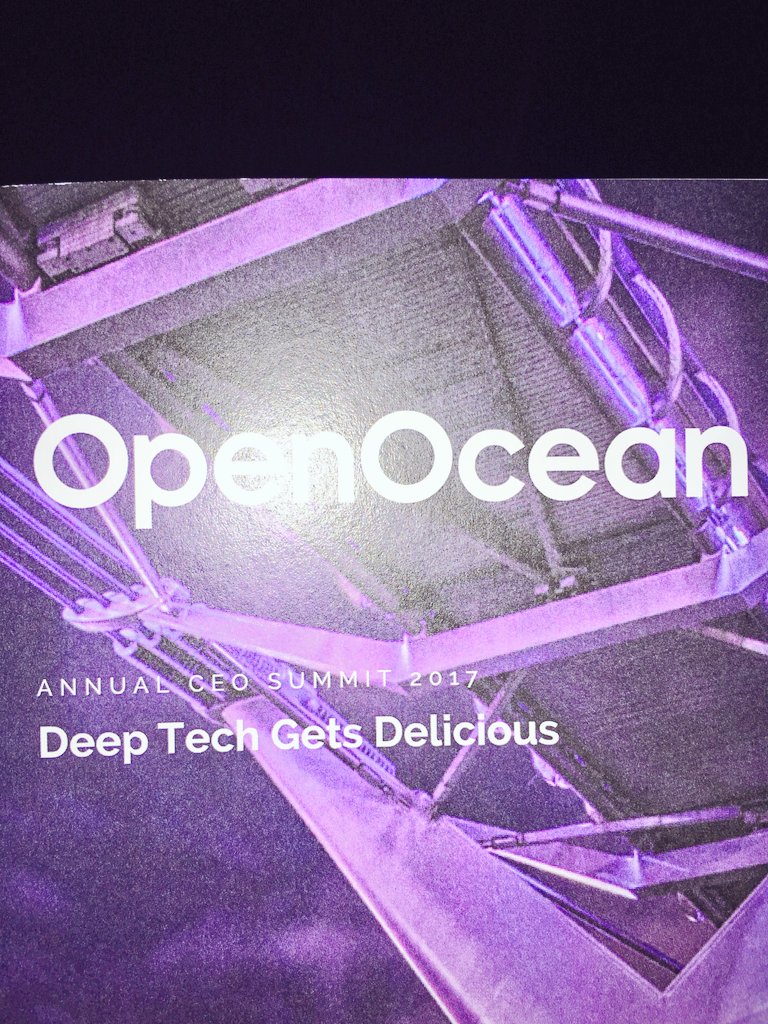 CogX_Festival's tweet image. Deep Tech Gets Delicious @openoceanvc annual CEO summit #OOS17, ft. The competitive landscape for startups, large tech + automotive sectors