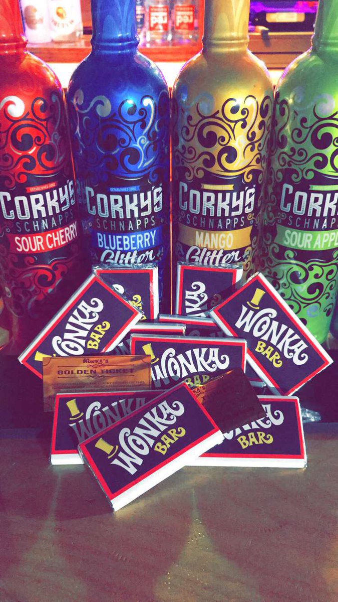acapulcohalifax's tweet photo. The Wonka Bars have arrived!! Get yours on Easter Sunday, will yours have a golden ticket? 😜 https://t.co/koPX02oPQd
