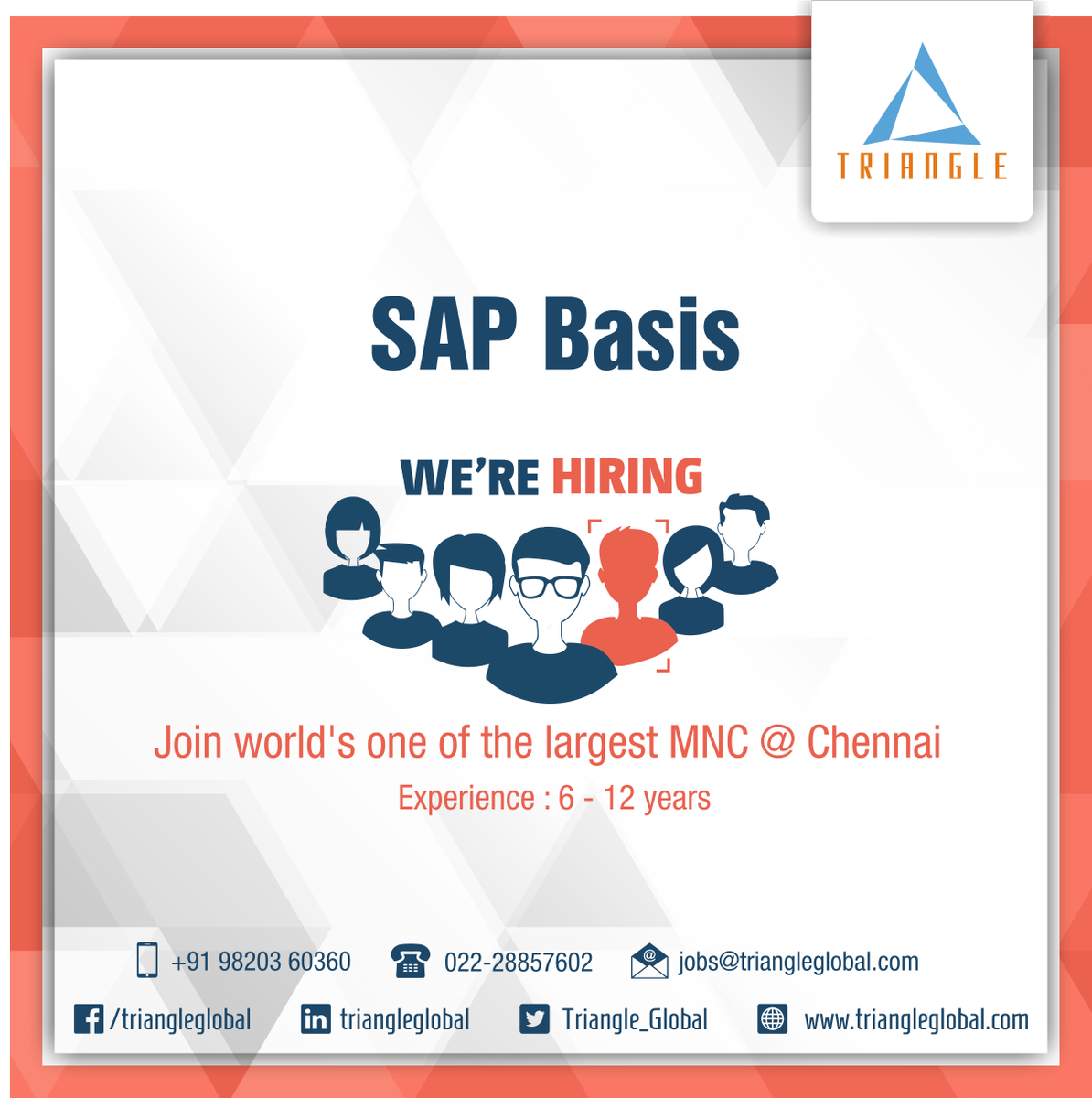 Triangle_Global's tweet photo. #SAP #basis 
#ITjobsbyTriangle
https://t.co/8ZvH4LSaJ8 https://t.co/BT3YIy5cFz