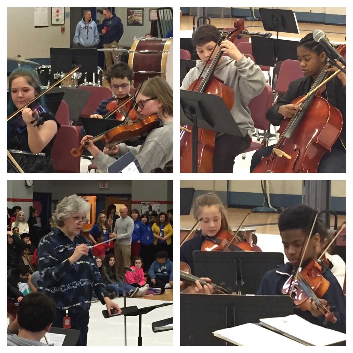 cmshappenings's tweet photo. Ms. Day & our #stringsorchestra perform challenging & beautiful music! #scholarmusicians #artsed #stringsrule #msdayrocks https://t.co/rnkf7Uy1tw