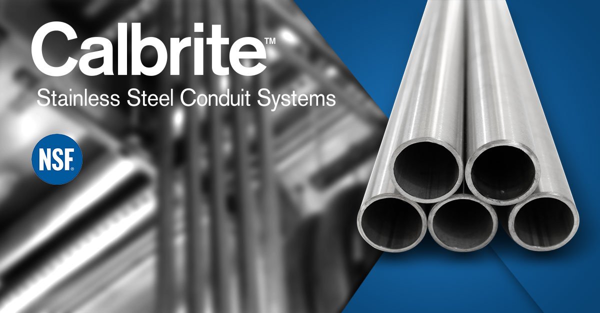 FoodEng's tweet photo. #Calbrite offers the industry's first and only NSF Certified stainless steel electrical conduit https://t.co/sy2pDknUJT @calpipe_Ind #ad https://t.co/ZdhMLCd5Sz