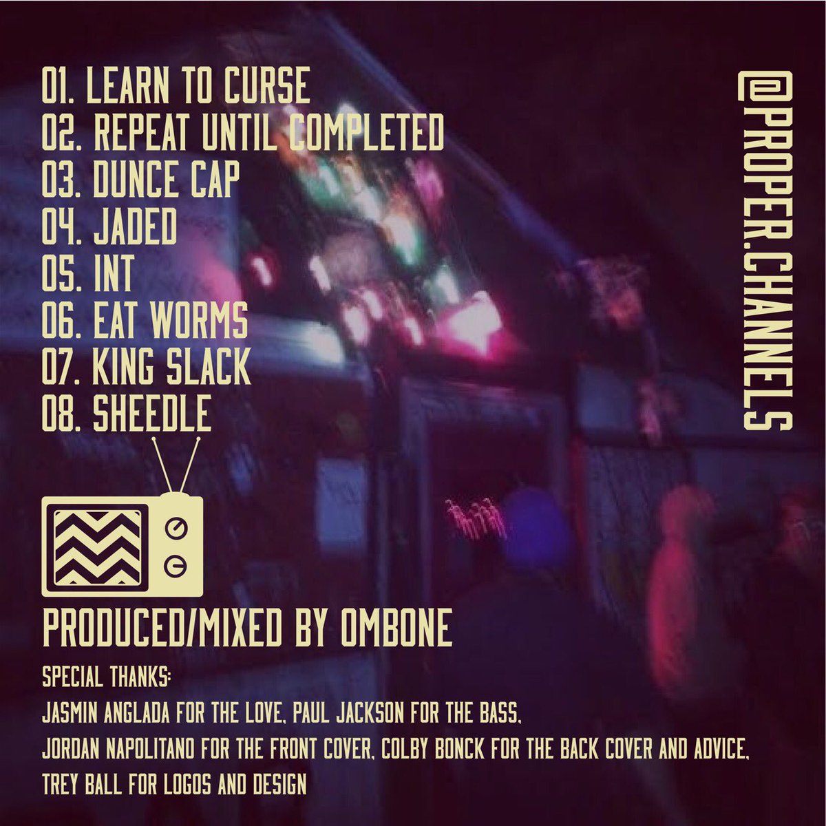 properchannels's tweet image. Cheap Drinks, Poor Lighting

Bon Mot&apos;s debut solo release

out now 
properchannels.bandcamp.com

#CDPL #ProperChannels