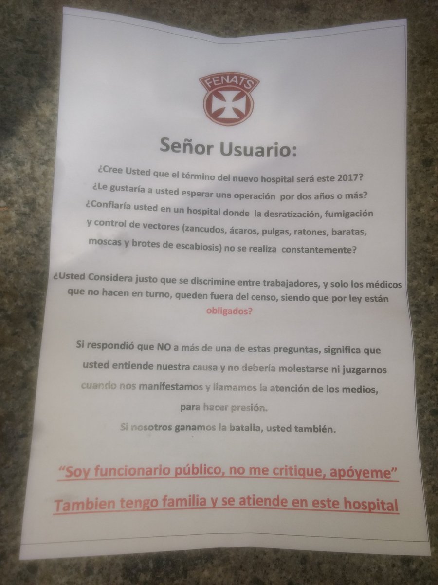 FenatsHGF's tweet photo. #carolcariola hoy nos recibe para presentar nuestras demandas que la dirección del Hospital Fricke no ha escuchado @biobio https://t.co/qy28WVlCzB