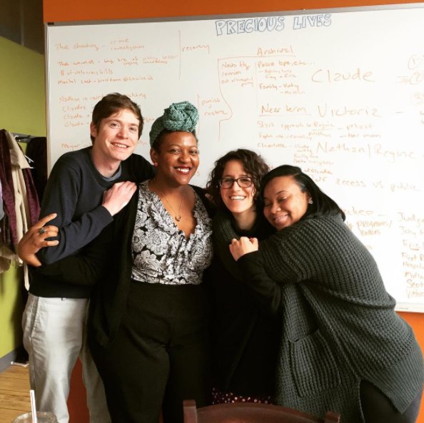 371Productions's tweet photo. We love our @_PreciousLives_ Producers! #nationalhuganewspersonday @emilylforman @Eye_E_Sha https://t.co/X089SzKDsz