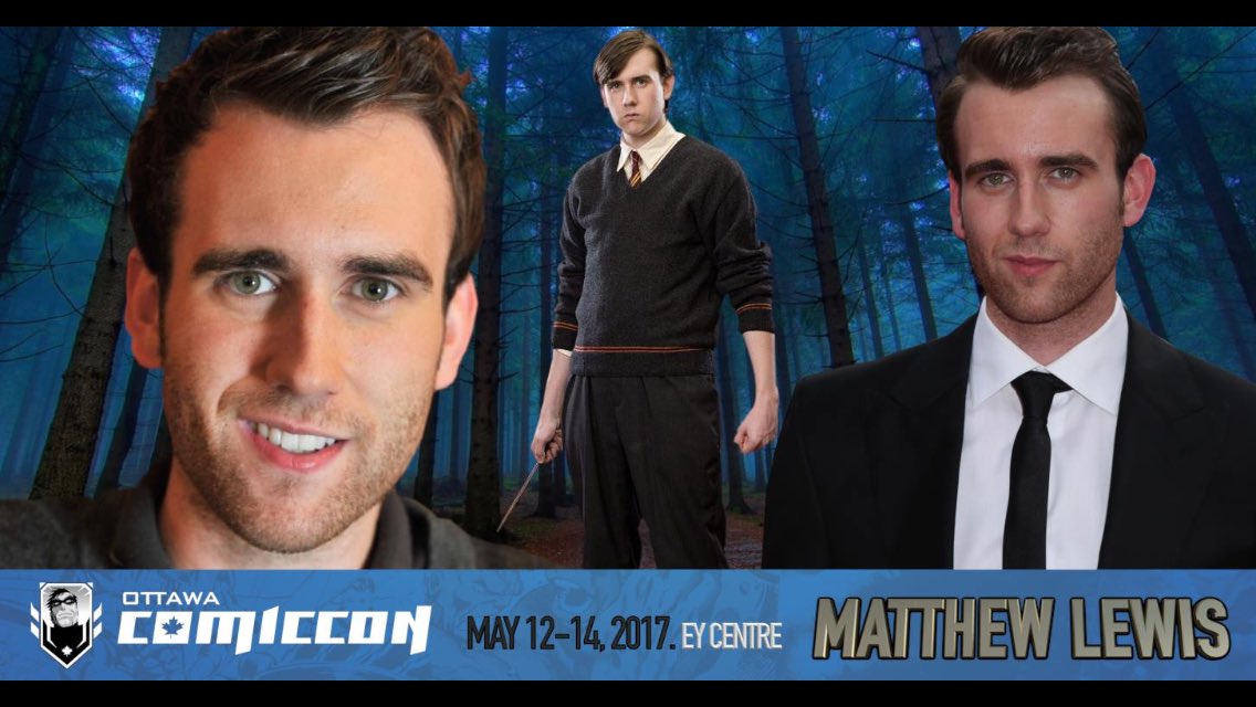 #GuestNews!!! From the #WizardingWorld of #HarryPotter, we have #NevilLongbottom himself: MATTHEW LEWIS!!!! #Gryffindor