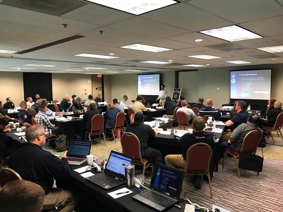 Incredible group of Fire/EMS, EM and Hospital seasoned veterans in 2017 MIST course for #TXEMTF. Best class makeup in years.