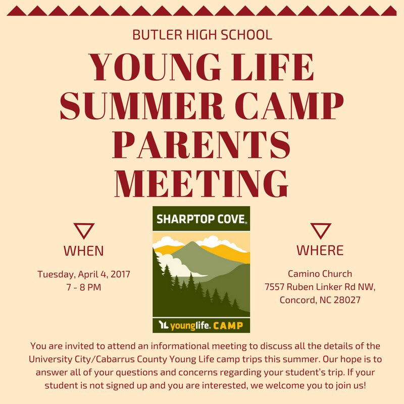 TheButlerYL's tweet image. Tonight! If interested in camp at all, tell your parents!