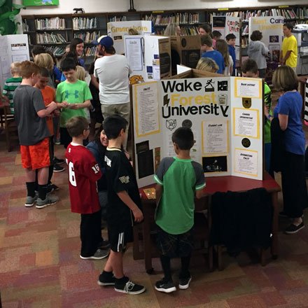 Shady Grove Elementary 4th Grade - never too early to begin learning about your choices  #collegefair #experiencedavie