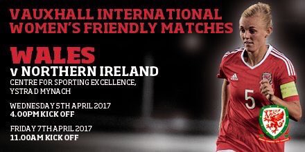 ⚽️ #WALNIR 📅 5 & 7 April ⏰16:00 & 11:00 📍@CSEYstradMynach 🎫 Tickets: bit.ly/1j4ZDMH #WALNIR #TogetherStronger