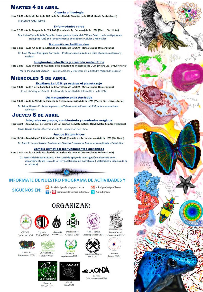 LaSiegaETSIAAB's tweet photo. Gracias a todas las que habéis venido y no olvidéis que aún podéis disfrutar de más charlas en otras escuelas y facultades #SCI4 https://t.co/F2ni9ZlujC
