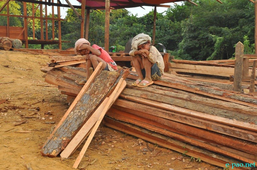 laimacha's tweet photo. When Indians are busy in IPL &amp; Reality show in TV, Myanmar Army constructed Camp in #Holenphai village of Manipur. Wake up India! @PMOIndia https://t.co/xDZPYdWCp3