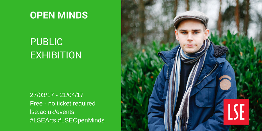 LSEpublicevents's tweet photo. Visit #LSEArts new exhibition by @Brett_Heasman sharing portraits &amp; perspectives of autistic people https://t.co/HzkodkwkP0 #LSEOpenMinds https://t.co/5pkktQXiPO