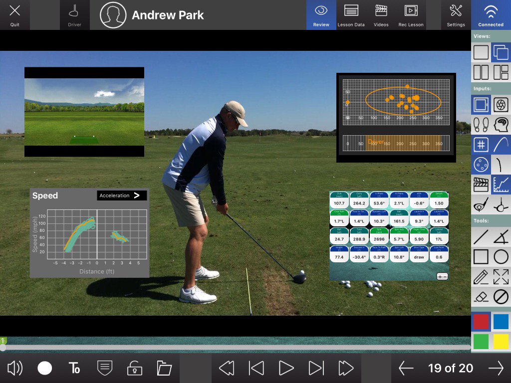 A quick sample of what's coming out. Brilliant software. <a href="/FlightScopeGolf/">FlightScope Golf</a> <a href="/MIAgolfTECH/">MIA Golf Tech</a> @MIASportsLtd