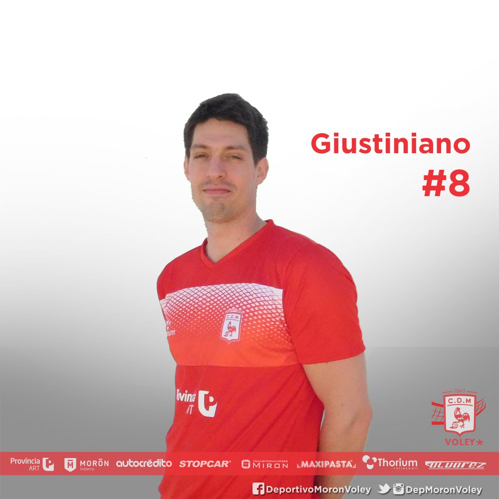 ¡Felicidades! Hoy cumple años el capitan del <a href="/DepMoronVoley/">Dep. Morón Voley</a>, el Punta <a href="/mgiustiniano/">Mariano giustiniano</a> 🐓🐓🐓🎂🍾