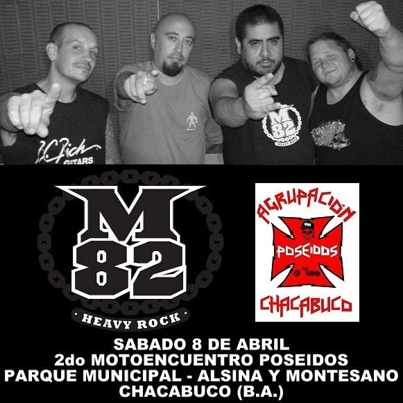 m82rock's tweet photo. M-82
SABADO 8 DE ABRIL 
MOTOENCUENTRO POSEIDOS 
CHACABUCO https://t.co/tZz3G9ApqI