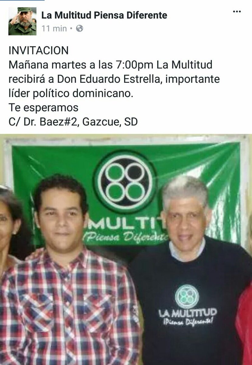 LaMultitud's tweet photo. Hoy recibiremos en La Multitud a @EduardoEstrella a las 7:00pm te esperamos. https://t.co/bE97gN1nKF
