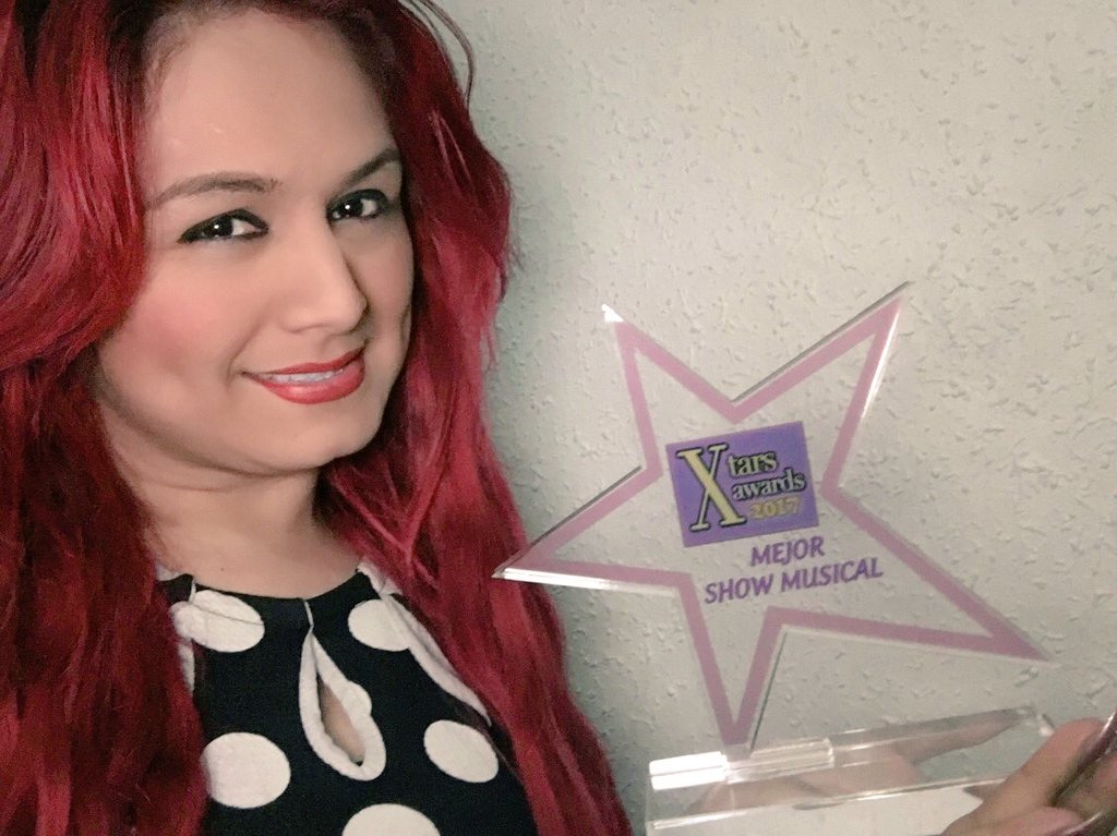 eroticafest's tweet photo. Gracias @MontalbanCAMILA por participar activamente y felicidades por tu #xtarsawards mejor show musical felicidades artista!! https://t.co/AjhvoYjSw5