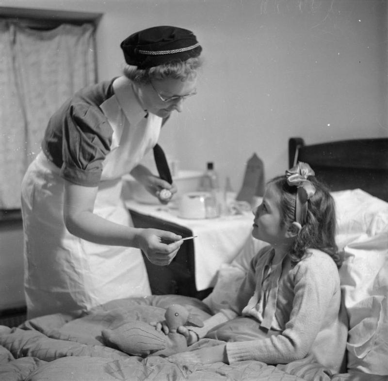 The uniforms may have changed but the compassion hasn't! Please RT for the incredible NHS staff across the country.