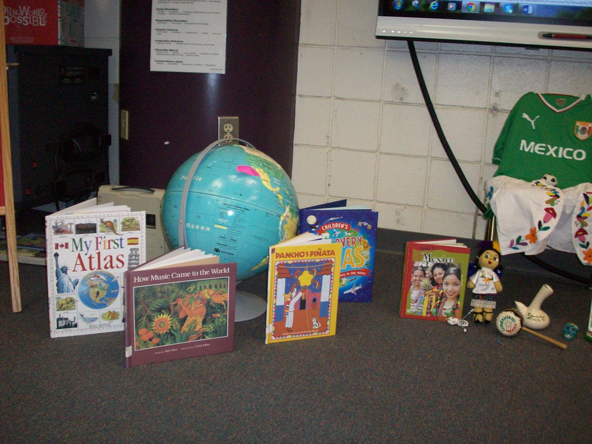 SandridgeEl's tweet photo. Spring Break is coming early to the Media Center. We are traveling to Mexico https://t.co/rzH5dJGgIZ