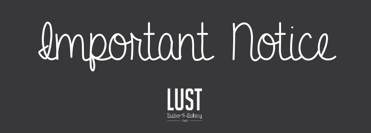 Lust Bistro & Bakery tweet media