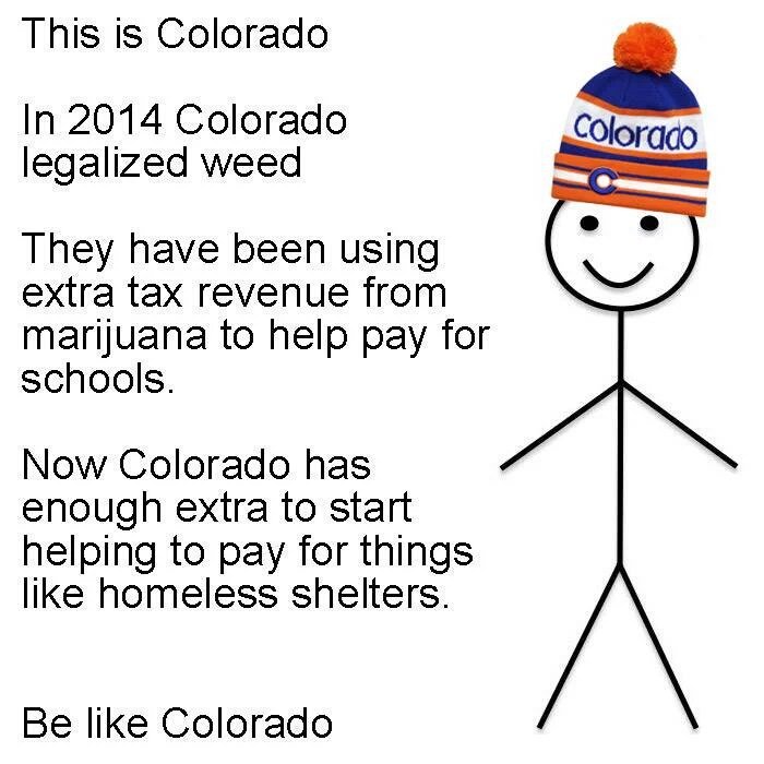 DankPost's tweet photo. Be like Colorado https://t.co/TJGgBBoLZK