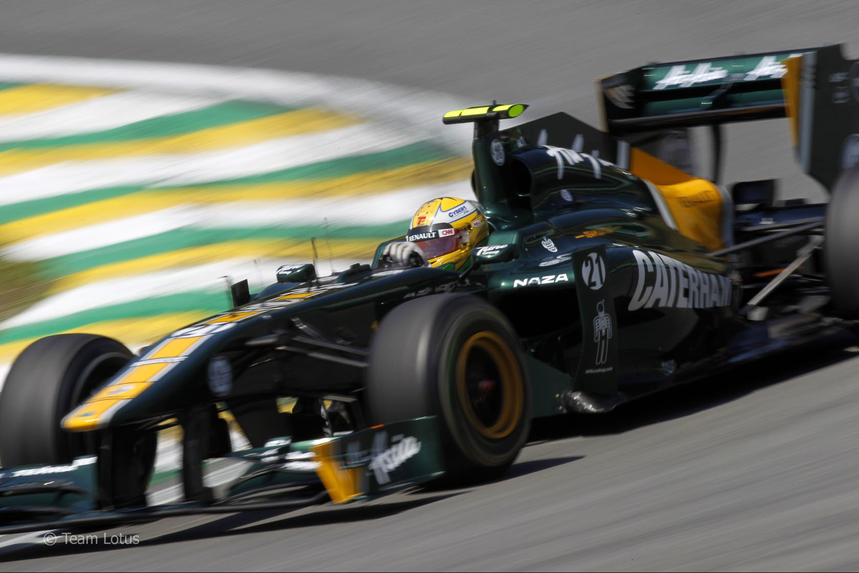 Happy Birthday to Luiz Razia  © Team Lotus 