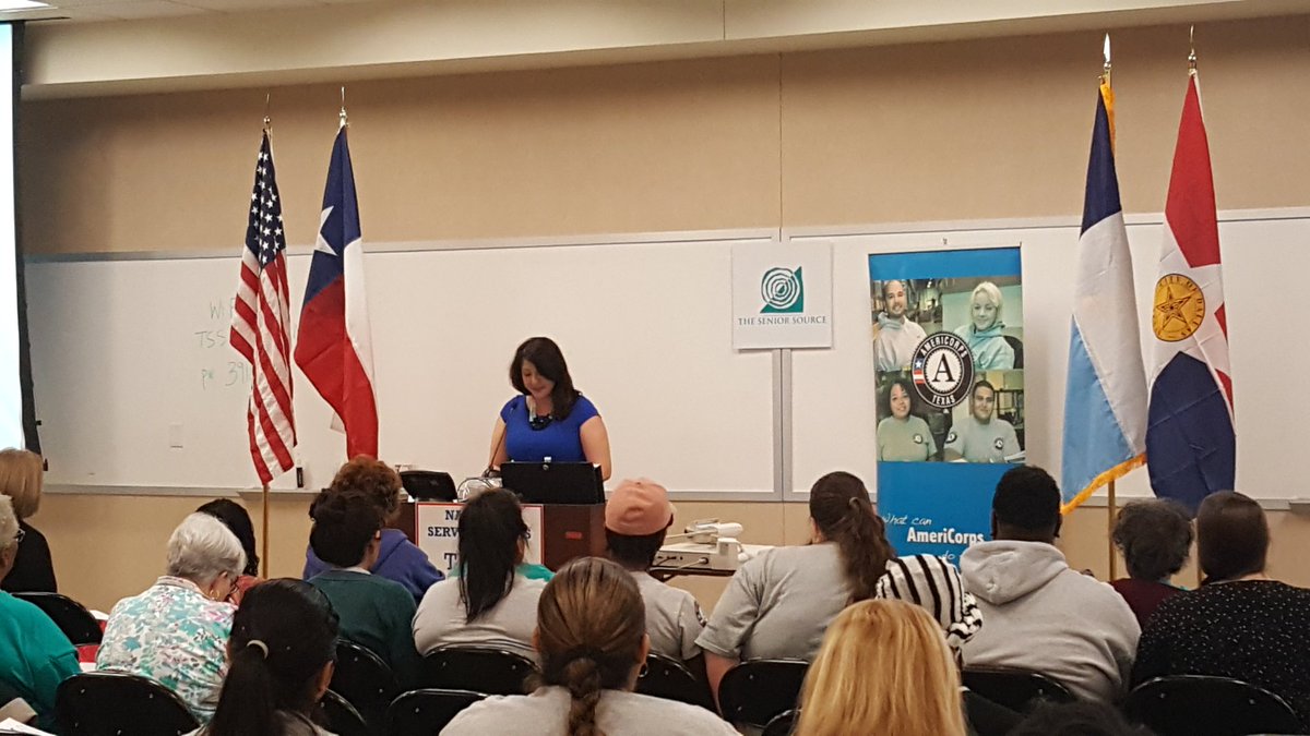 DallasRSVP's tweet photo. Great words from Stephanie Fenniri on the importance of national service! #WhyIServe #Mayor4Service #County4Service 

@NTXAlums @TX_CNCS https://t.co/iGl7Spb5GX
