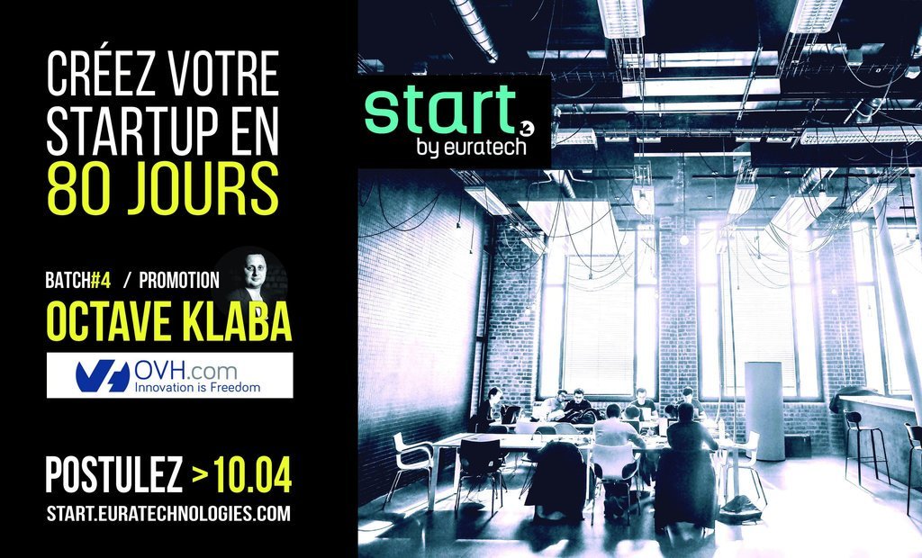 SimonFevry's tweet image. Plus qu'1 semaine pour postuler à l'incubateur d'@euratechnologie et créer gratuitement ta startup #agtech, #fintech, #hardware...en 3 mois!