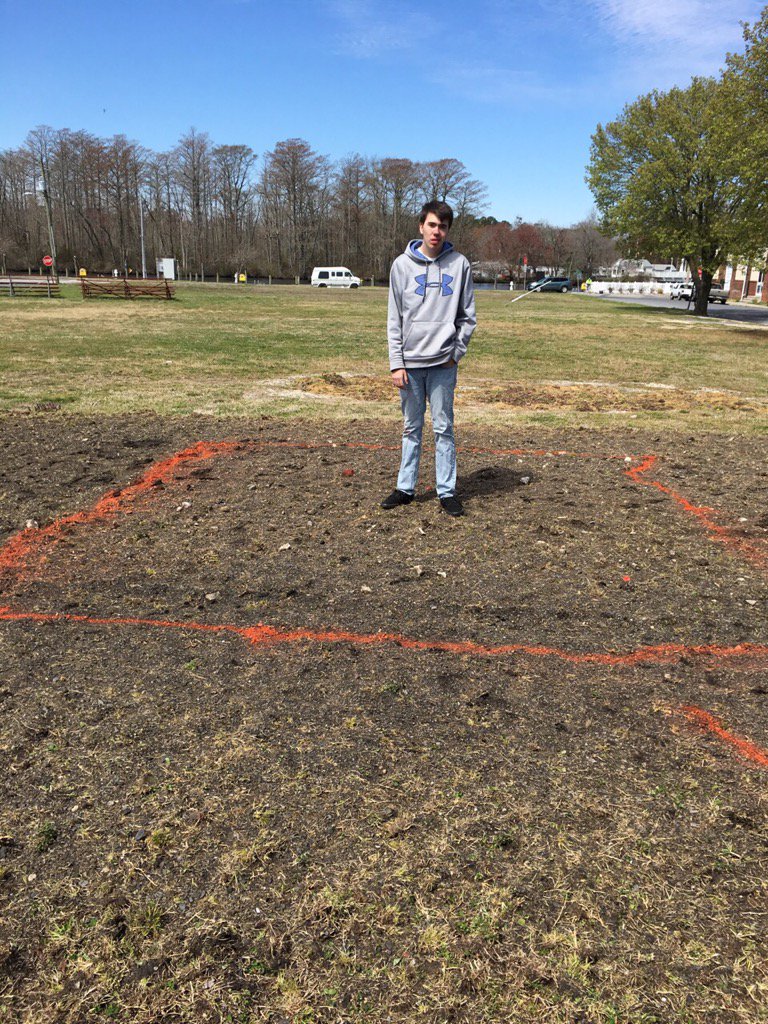 CWEWorcester's tweet photo. Adam is painting plans for the life size chess board he and Victoria are doing for SkillsUSA project at Pmoke garden https://t.co/Vt9tNz6z2Y