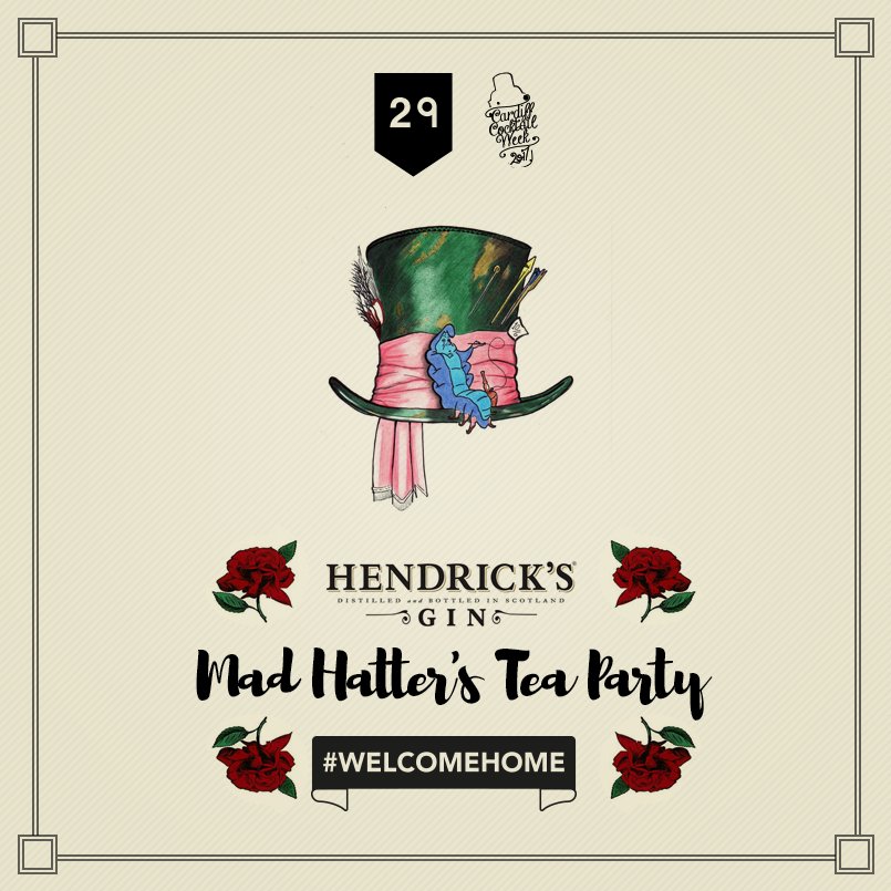 "We're entirely bonkers but all the best people are"
 Join us for an afternoon tea like no other to celebrate <a href="/cardiffcw/">Cardiff Cocktail Week</a> with <a href="/HendricksGin/">HENDRICK'S GIN</a>!