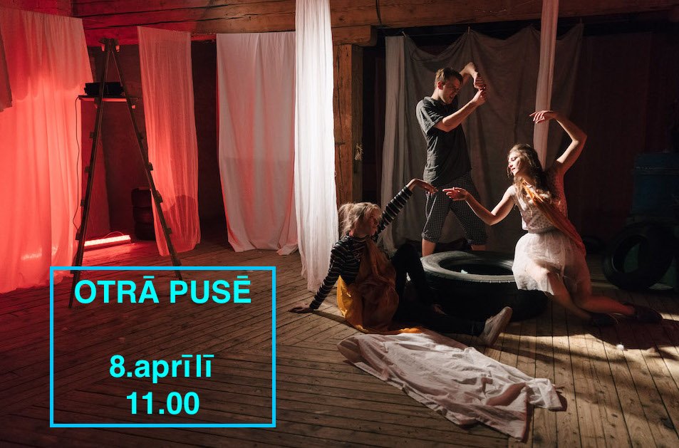 Smulitis's tweet image. 8. aprīlī pl. 11.00 , tieši pēc sestdienas brokastu pankūkām, "Šmulītis" aicina uz brīnumaino stāstu OTRĀ PUSĒ - ejuz.lv/otrapuse