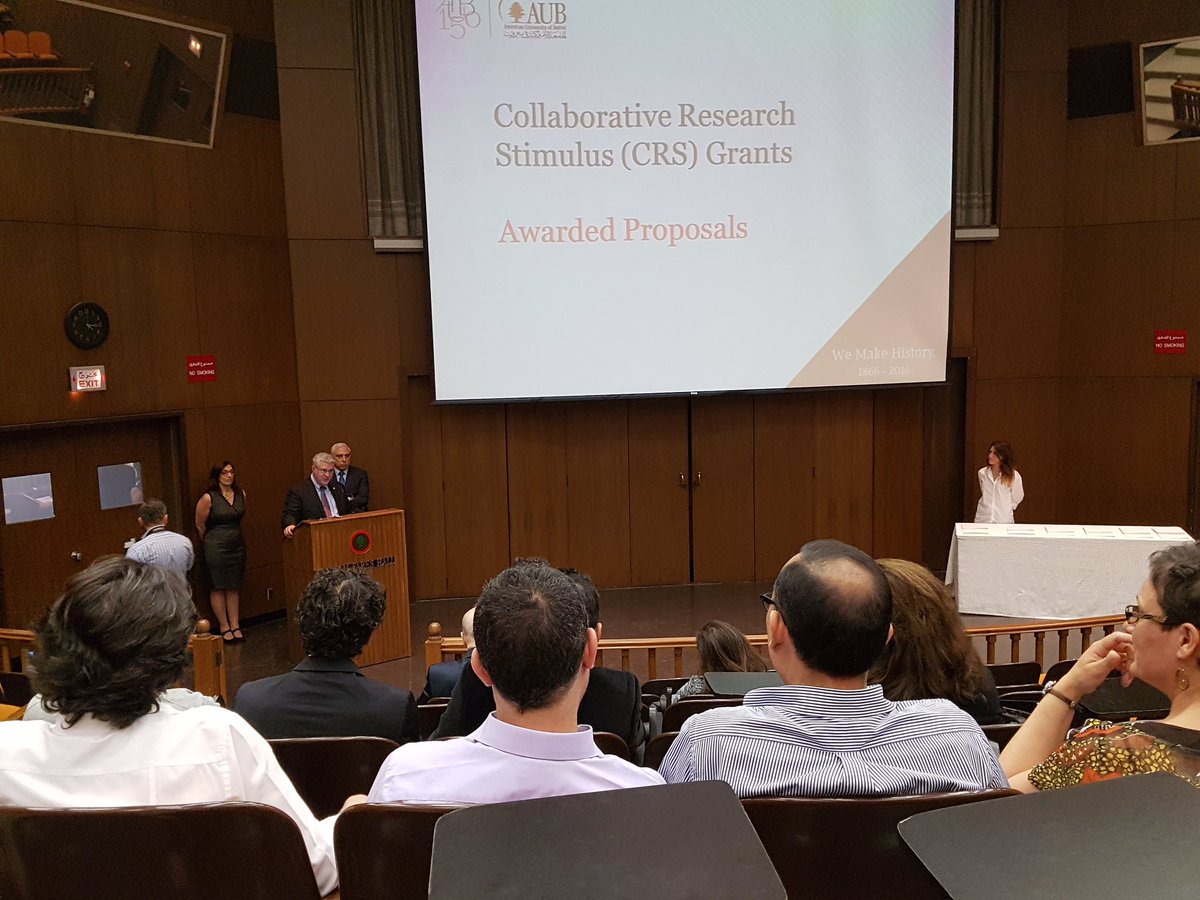 ghiaub's tweet photo. CRS grant awarded to GHI's Refugee Health Program:'Informal' Provision of Health Services for Syrian Refugees in Lebanon #RHP #GlobalHealth https://t.co/AkxkaKw58w