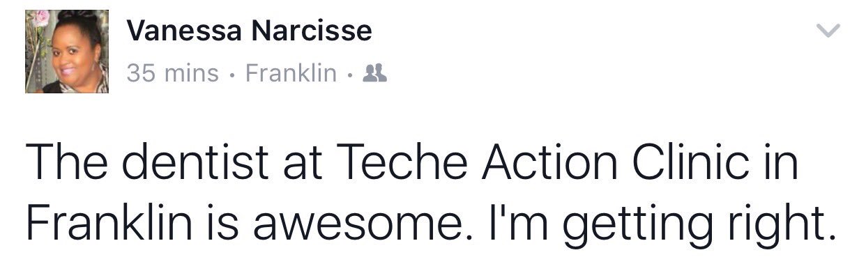 Teche Action Board Inc On Twitter Techeactionc Teche Tac Dentist Franklin