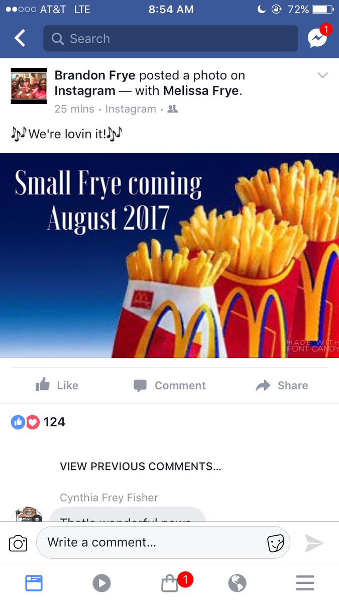 KRomelovesyou's tweet photo. My brother and sister in law had the cutest baby announcement😫😍 #smallfrye https://t.co/pJWlTGLRN3