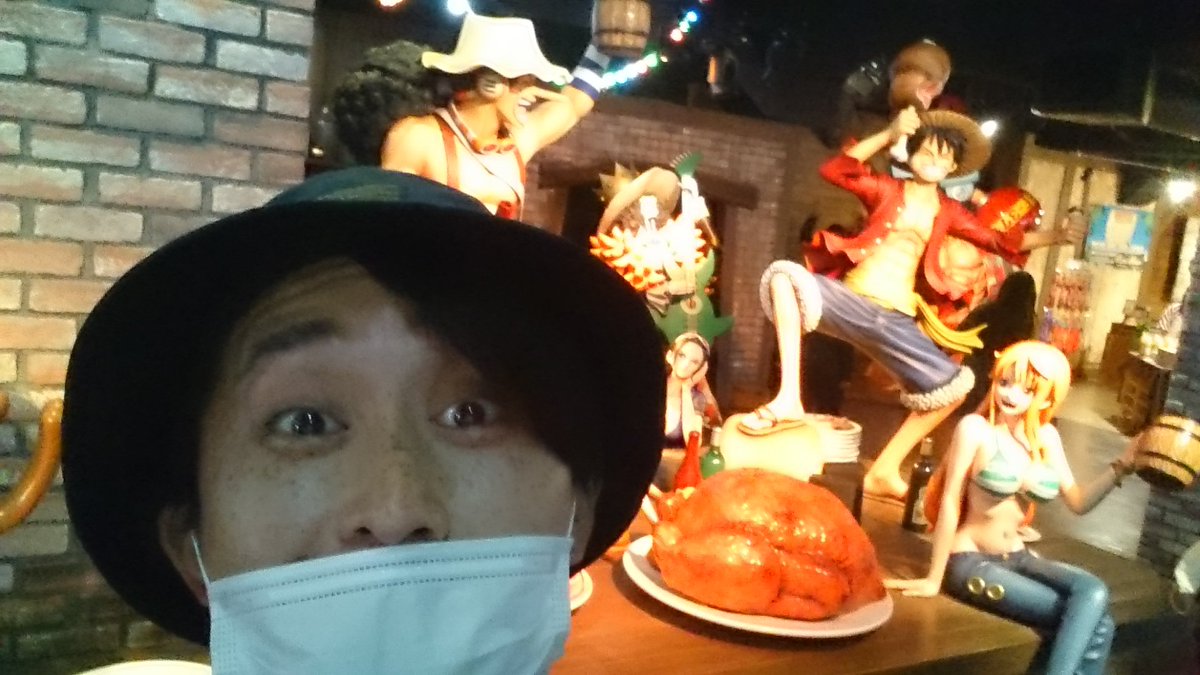 山田 拓未 謙くんと一緒にワンピースタワー行って来ました やっぱりワンピース楽しいな ワンピース好きで良かった