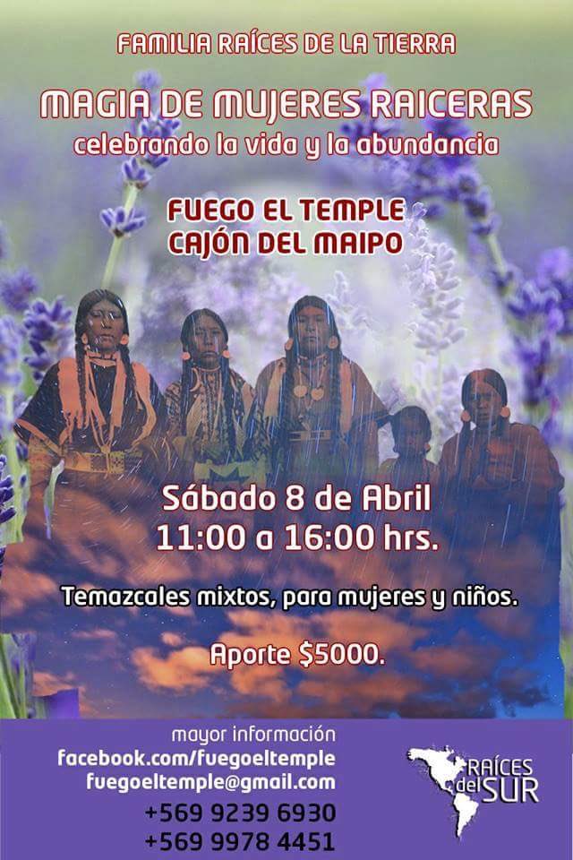 RaicesdelSur_'s tweet photo. La invitamos a la jornada de este sábado. #temazcal #temazcaldemujeres #medicinaparatodos #familiaraices #fuegoeltemple #cajondelmaipo https://t.co/loTr1ho4nH
