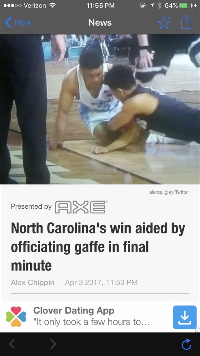 evduch's tweet image. Congrats UNC