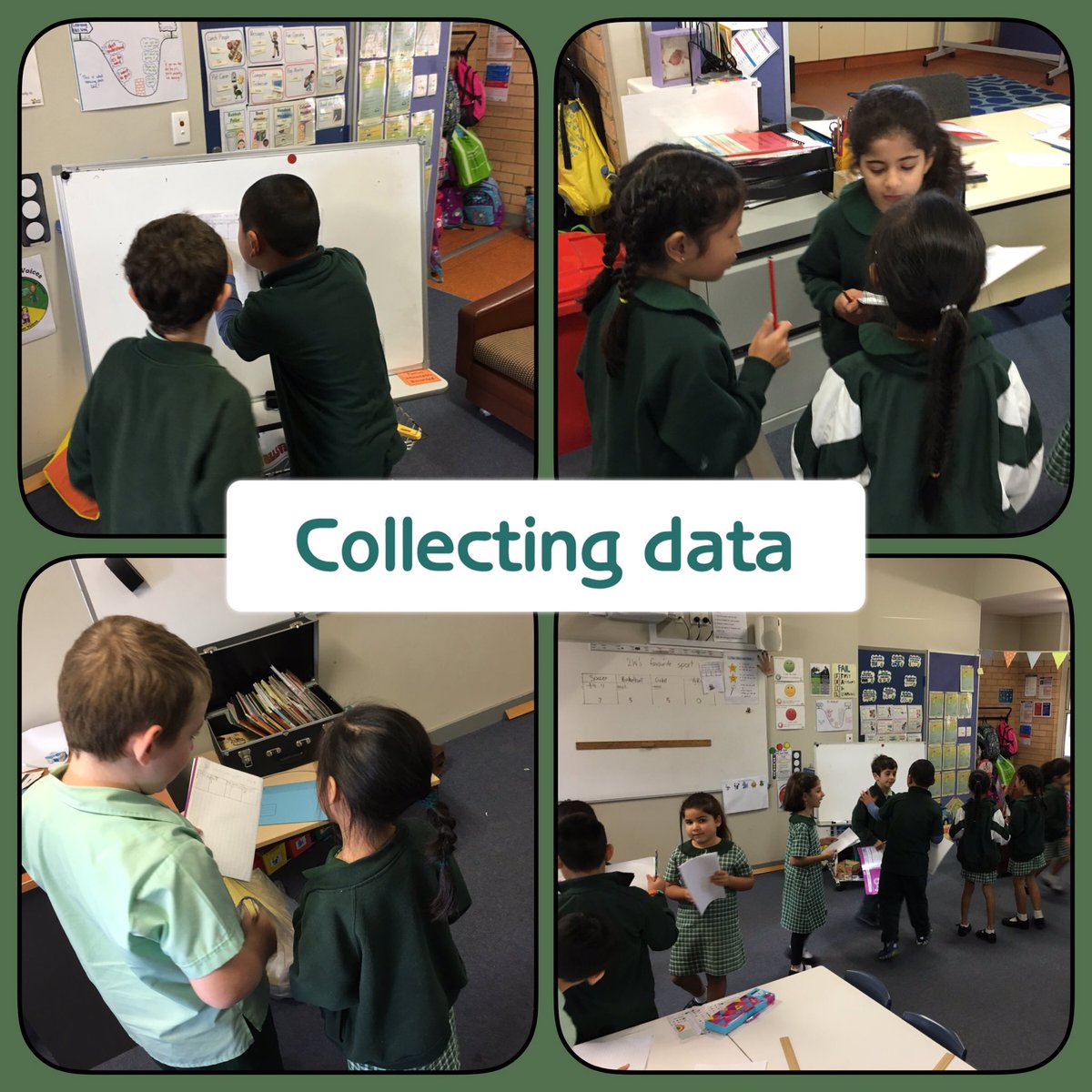 2WEPPS's tweet photo. Today our class came up with their own survey questions to ask each other. We are learning to draw up a table and tally our results. https://t.co/VOU7rcFbPY