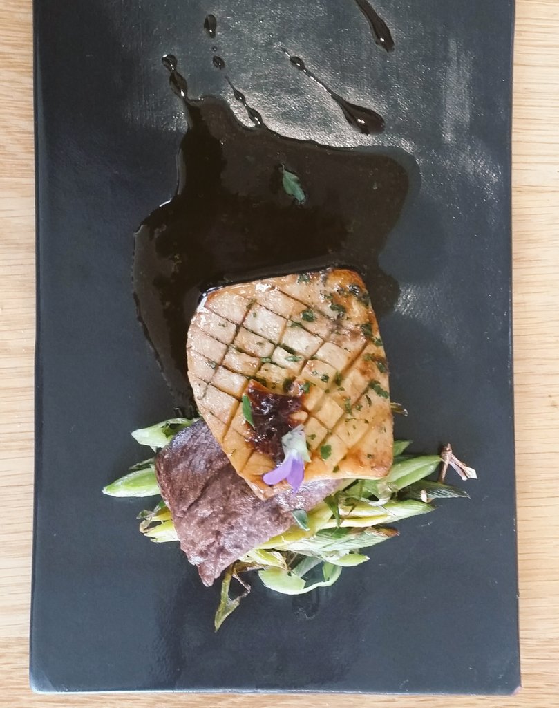 Pairing #6 Springbok with King Oyster mushroom. Wow! Paired with the <a href="/creationwines/">Carolyn Martin</a> Art of Pinot Noir 2015 #sommlife #pinotnoir