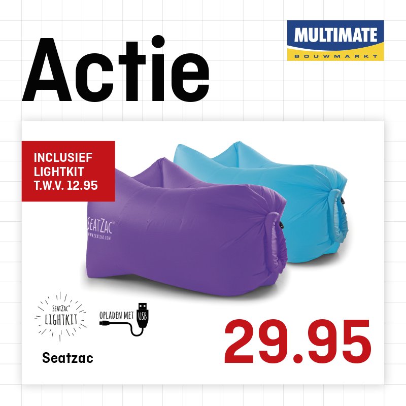 #Chillen waar en wanneer je wilt! #seatzac #Multimate