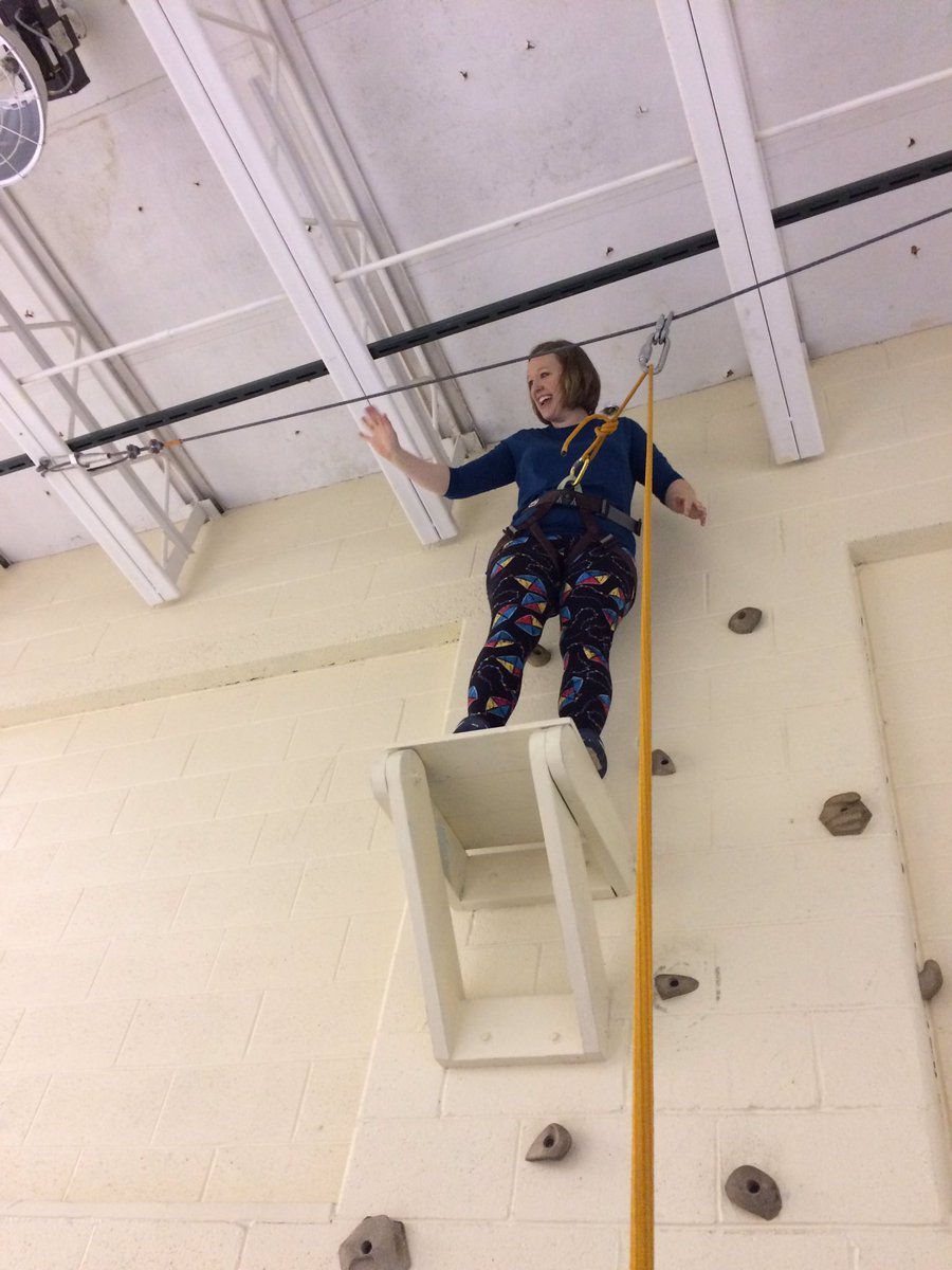 BeAGymRat's tweet photo. @LincolnElem Mrs. Flannery got in the action during our climbing wall today. #movementmatters https://t.co/Nr1XO5YzgW